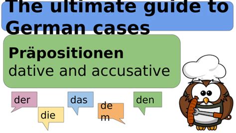 The ultimate guide to German cases | Teaching Resources