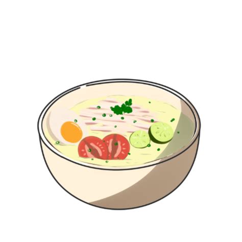 Indonesian Porridge Illustration 24077661 PNG