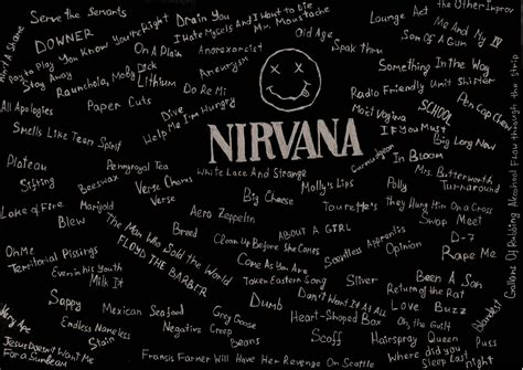 Nirvana Songs by Invert-NB-Man on DeviantArt