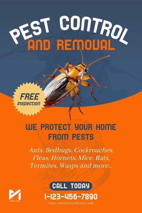 Pest Control Poster | PosterMyWall