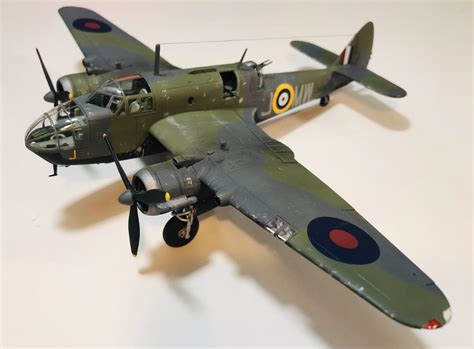 Airfix Bristol Beaufort MK 1:72 WWII Military Aviation Plastic Model Kit A04021,Unpainted ...