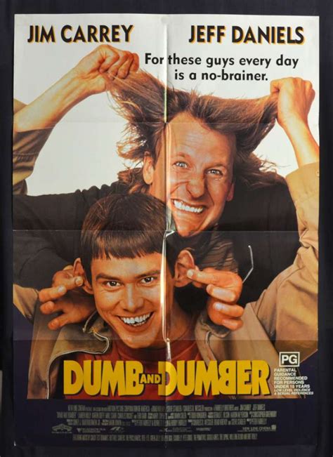 All About Movies - Dumb And Dumber 1994 One sheet movie poster Jim Carrey Jeff Daniels Peter ...