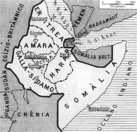 Italian East Africa Map - MapSof.net