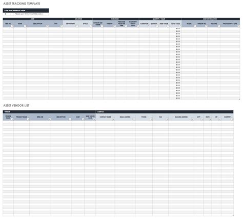 Personal Asset Inventory Spreadsheet — db-excel.com