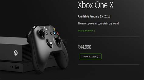 Microsoft Xbox One X launched in India at Rs 44990, sale to begin from ...