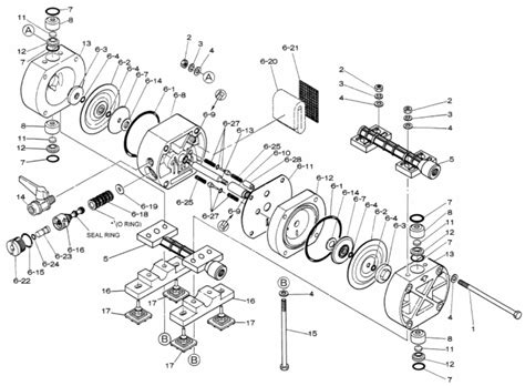 NDP-5FPT series Air Powered Double Diaphragm AODD pumps