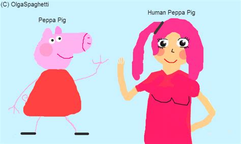 Peppa Pig as a Human! by OlgaSpaghetti on DeviantArt