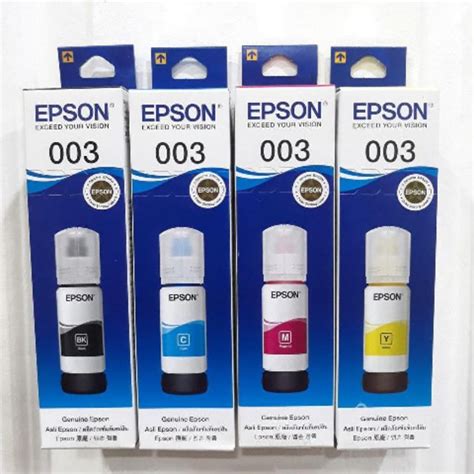 Epson L3110/L3150 ink bottles 003 (65ml) | Shopee Philippines