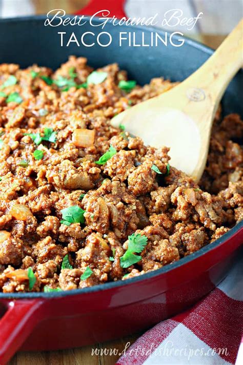 Best Ground Beef Taco Filling | Let's Dish Recipes