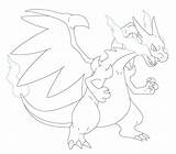 Pokemon Charizard X Coloring Pages sketch template
