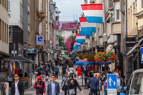 People in Luxembourg on National Day – Stock Images Luxembourg