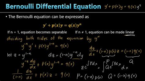 Bernoulli's Differential Equation