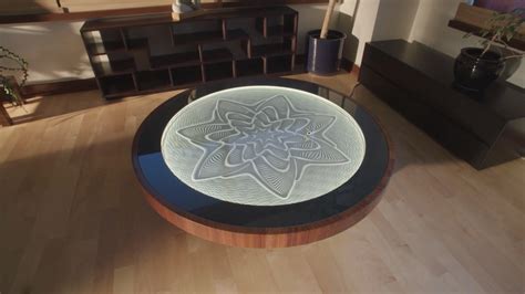 This Zen Coffee Table Creates Gorgeous Patterns Using Magnets and Sand