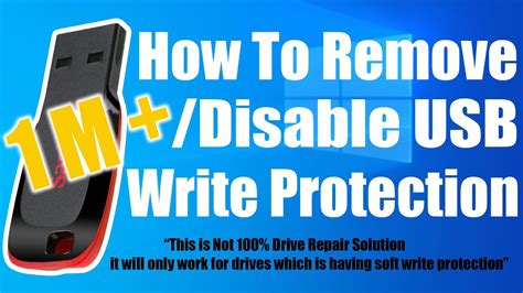 How To Remove / Disable USB Write Protection - YouTube