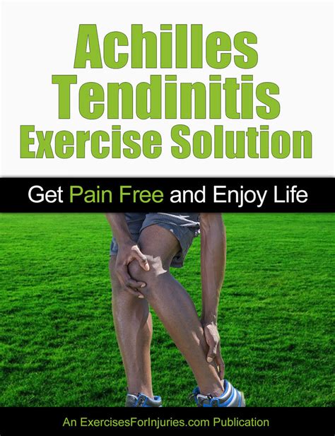 Achilles Tendinitis Exercise Solution - Digital Download (EFISP) – Exercises For Injuries