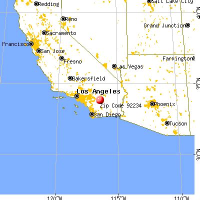 Cathedral City California Map | Zip Code Map