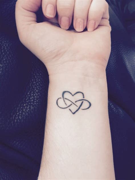 Heart infinity wrist tattoo ️ | Infinity tattoo on wrist, Wrist tattoos ...