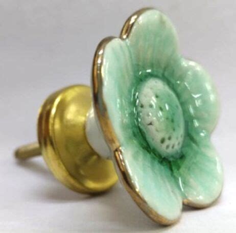 Polished Green Painting Ceramic Knob, for Cabinet, Household at Best Price in Bulandshahr