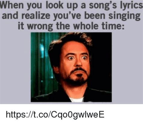 20 Really Hilarious Song Lyrics Memes to Make You Happy - SayingImages.com