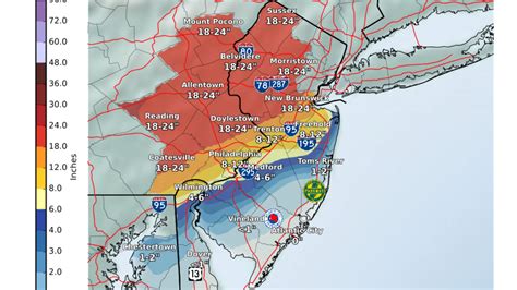 N.J. weather: Up to 24 inches of snow in latest winter storm forecast. Updates on timing ...