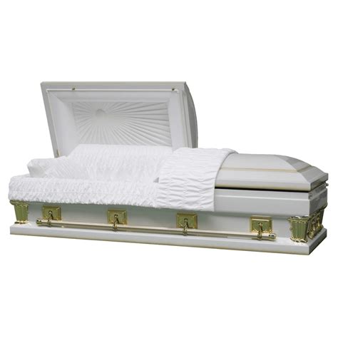 Gemini White Gold – Best Priced Caskets Nationwide | Casket-Catalog.com