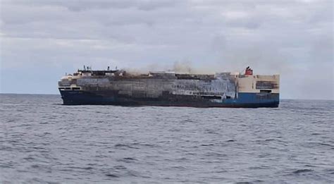 Car Carrier 'Felicity Ace' Sinks After Burning For Days [Photos]