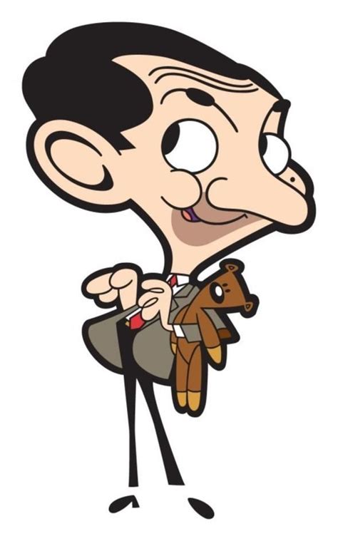 Mr Bean Cartoon Teddy Wallpaper