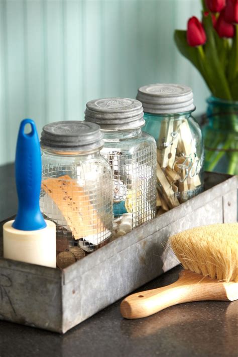 10 Genius Mason Jar Storage Ideas that Go Beyond the Pantry