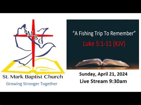 St. Mark Baptist Church Live Stream (04-21-2024) - YouTube