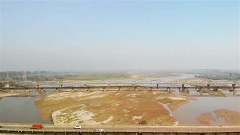 View of three bridges on the Satluj river in ludhiana, Punjab by BlackBoxGuild on Envato Elements