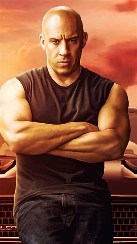 Download wallpaper Vin Diesel, Fast & Furious, Dominic Toretto, Movie, Dodge Challenger SRT ...