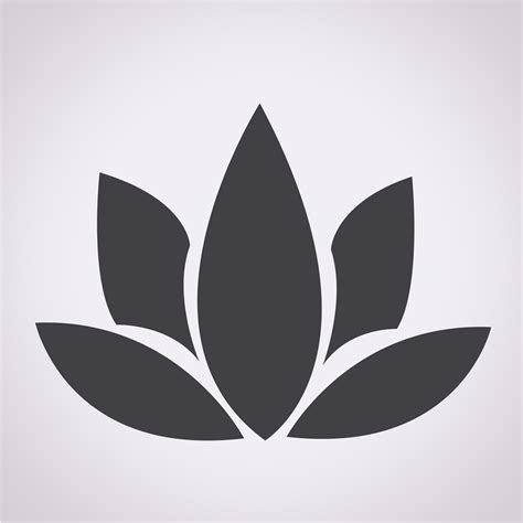 lotus icon symbol sign 648908 Vector Art at Vecteezy