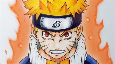 How to draw Naruto with step by step drawing tutorials