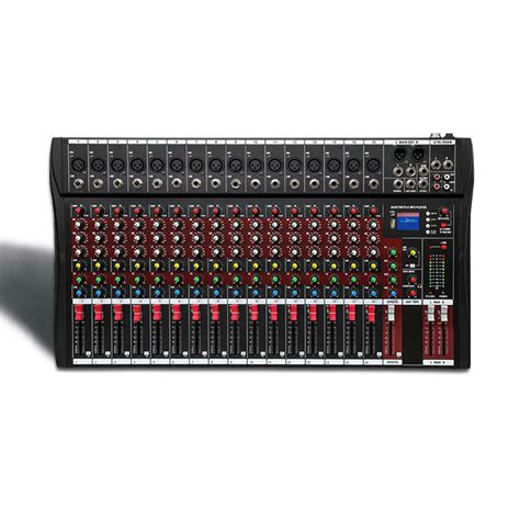 16 Channel Professional Bluetooth USB Audio Mixer Console Power Mixing ...