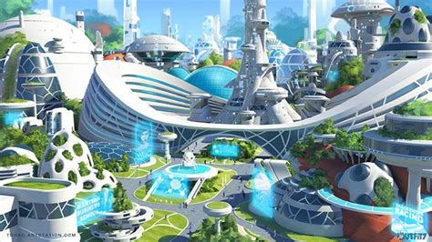 Showcase of Mind Blowing Concept Art of Futuristic Cities | Futuristic architecture, Futuristic ...