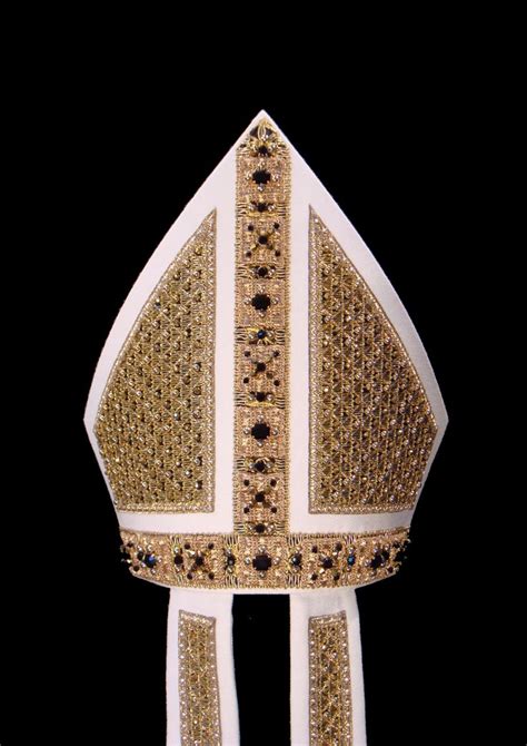 Pin on Mitra, Mitre, Miter | Bishop mitre, Bishop hat, Liturgical stoles