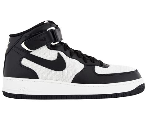 Men's Nike Air Force 1 Mid '07 - Black/Black-Summit White | Catch.co.nz