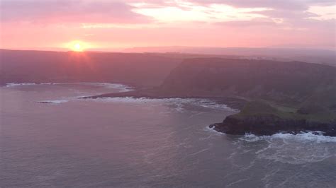 Sunrise At Giant's Causeway In Northern Stock Footage SBV-347554701 - Storyblocks