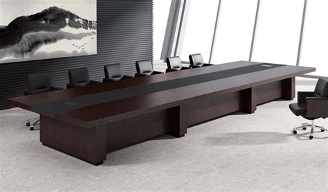 'Leading' 16 Feet Conference Table in Dark Oak : Boss's Cabin ...