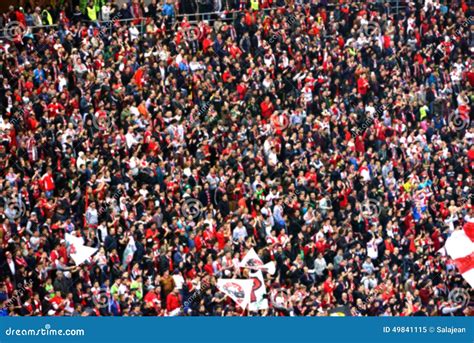 Blurred Crowd Of People In A Stadium Stock Image - Image of ceremony ...