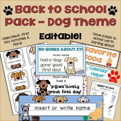 Dog Days of Summer Display & Free Printable Patterns - Lessons for ...