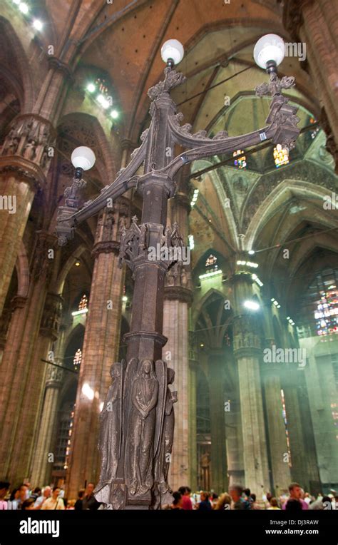 Interior of milan cathedral hi-res stock photography and images - Alamy