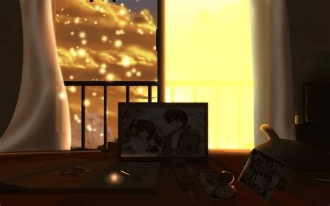 Wallpaper : anime, Clannad, interior design, light, lighting, home, screenshot, living room ...