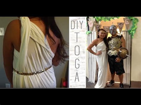 How to make a toga | DIY - YouTube