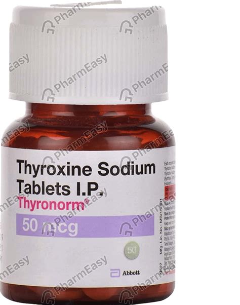 Thyrotop 50 MCG Tablet (30): Uses, Side Effects, Price, Dosage & Composition | PharmEasy