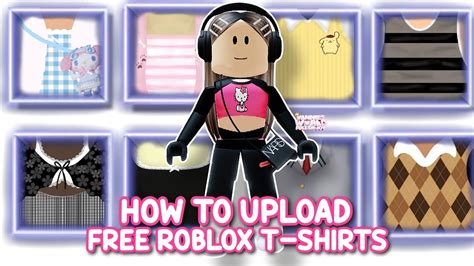 *EASY* WAY TO UPLOAD FREE T-SHIRTS TO ROBLOX ON (MOBILE, TABLET, IPAD ...