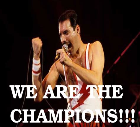 Queen We Are The Champions Lyrics Printable