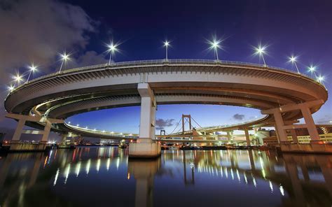 Rainbow Bridge Tokyo Japan, HD World, 4k Wallpapers, Images, Backgrounds, Photos and Pictures