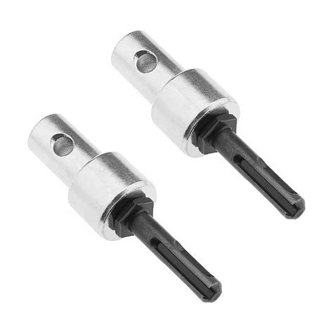 2Pcs Electric Drill Adapter Replacement Round Shank Auger Power Drill ...