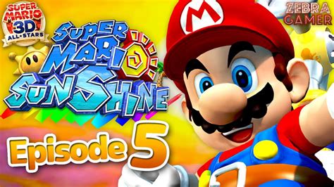 Super Mario Sunshine Gameplay Walkthrough Part 5 - Sirena Beach 100% ...